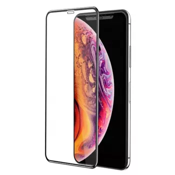iLike Apple iPhone X/Xs 3D zakrivené tvrdené sklo ochranná fólia displeja čierna