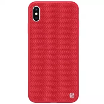 iLike Apple iPhone X/XS Textured Hard Case červené