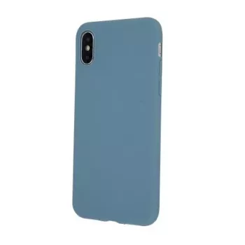 iLike Apple matné TPU puzdro pre iPhone 11 sivá modrá
