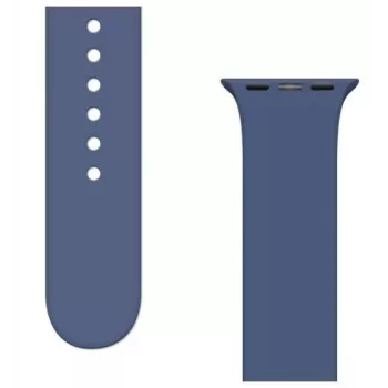 iLike APS silikónový remienok pre Apple Watch Ultra / 8/7/6/5/4/3/2 / SE (45/44/42mm) Sportband - modrý