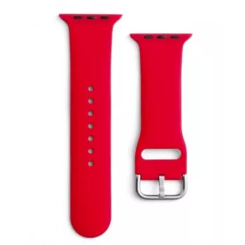 iLike APS silikónový remienok pre Apple Watch Ultra / Series 8/7/6/5/4/3/2/SE (49/45/44/42mm) - červený