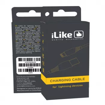 iLike nabíjací kábel pre Lightning zariadenia CCI01 čierny