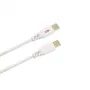 iLike Evelatus nabíjací kábel USB-C na USB-C CTT01 biely 1m