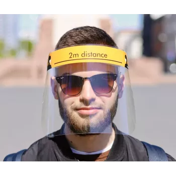 iLike ochranný štít na tvár 0,3 mm s hubkou