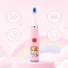 iLike Kids W3 elektrická zubná kefka (na batérie) +3 nástavce ružová