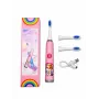 iLike Kids W3 elektrická zubná kefka (na batérie) +3 nástavce ružová
