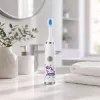 iLike Kids W3 elektrická zubná kefka (na batérie) +3 nástavce biela
