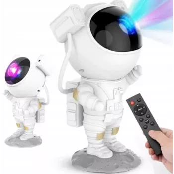 iLike LED projekčné svetlo hviezdy astronaut SM4 biela