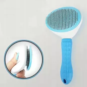 iLike Smart Pet Comb pre psov a mačky – mäkká silikónová odstraňovacia kefa na srsť 15–25 mm