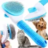 iLike Smart Pet Comb pre psov a mačky – mäkká silikónová odstraňovacia kefa na srsť 15–25 mm