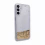 iLike Samsung Galaxy A14 5G silikónové puzdro Water Glitter zlatá