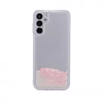 iLike Samsung Galaxy A14 5G silikónové puzdro Water Glitter ružová