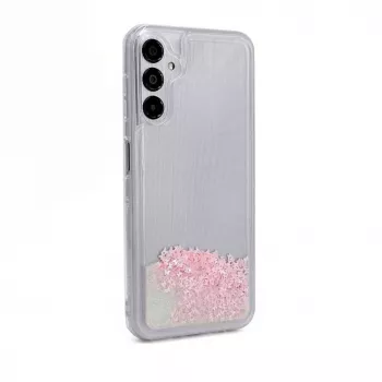 iLike Samsung Galaxy A14 5G silikónové puzdro Water Glitter ružová