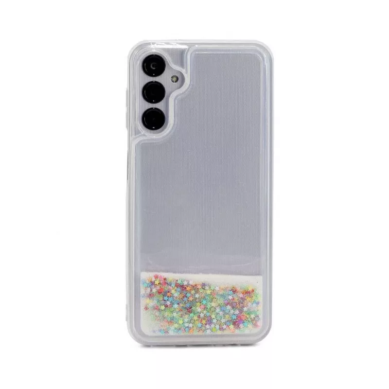 iLike Samsung Galaxy A14 5G silikónové puzdro Water Glitter Rainbow