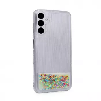 iLike Samsung Galaxy A14 5G silikónové puzdro Water Glitter Rainbow