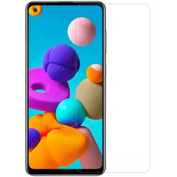iLike Samsung Galaxy A21s 0,33 mm ploché číre tvrdené sklo ochranná fólia displeja