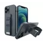 iLike Samsung Galaxy A22 5G Rope Case Gel TPU Airbag Case Cover s popruhom cez rameno tmavomodrá
