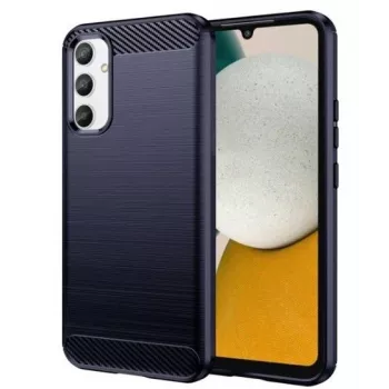 iLike Samsung Galaxy A34 5G flexibilné silikónové carbon puzdro modré