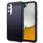 iLike Samsung Galaxy A34 5G flexibilné silikónové carbon puzdro modré