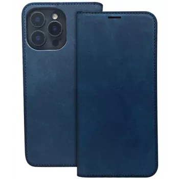 iLike Samsung Galaxy A35 5G Smart Suede puzdro námornícka modrá
