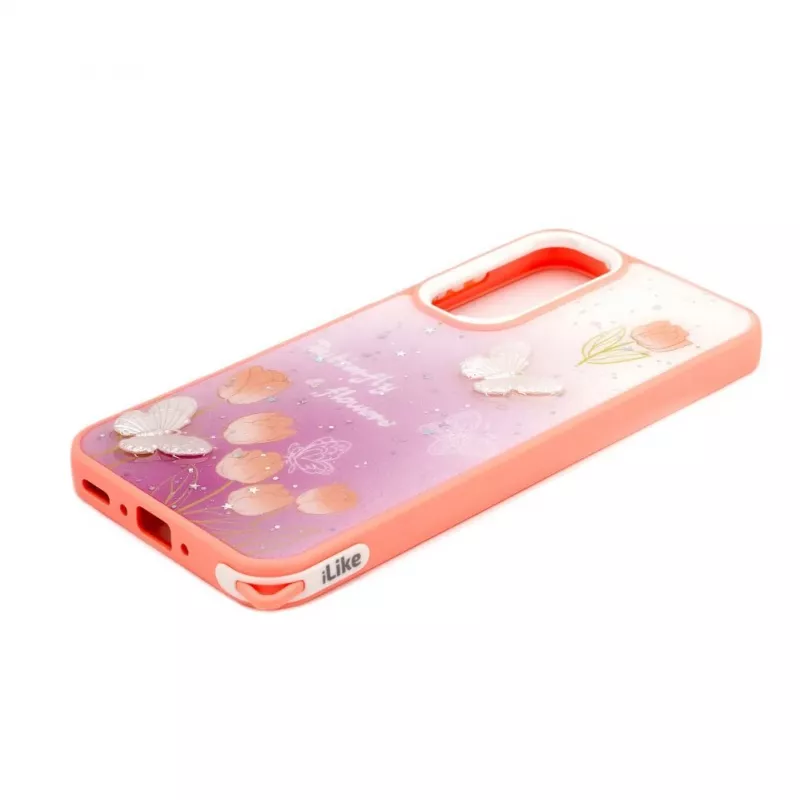 iLike Samsung Galaxy A35 EPOXY CARTOON kryt svetloružový