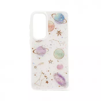 iLike Samsung Galaxy A35 Epoxy Cartoon kryt biely
