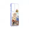 iLike Samsung Galaxy A35 Epoxy Cartoon kryt biely modrý