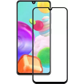 iLike Samsung Galaxy A41 2.5D čierny rám Full Glue tvrdené sklo ochranné sklíčko na displej