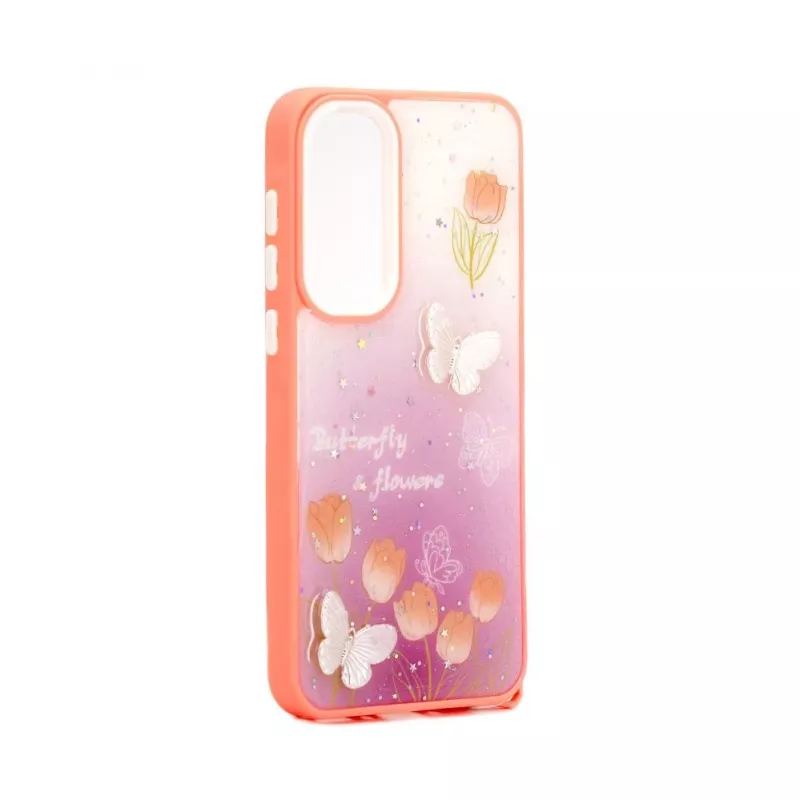 iLike Samsung Galaxy A55 Epoxy Cartoon kryt svetloružový