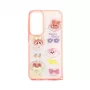 iLike Samsung Galaxy A55 Epoxy Cartoon kryt biely ružový