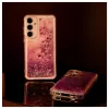 iLike Samsung Galaxy A55 silikónové puzdro Water Glitter ružová