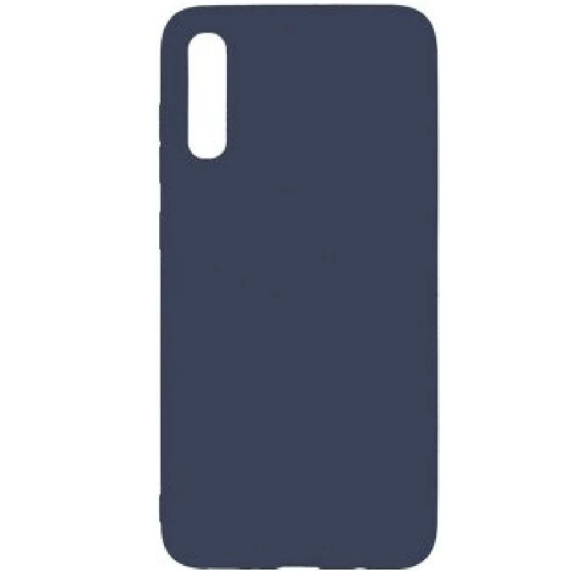 iLike Samsung Galaxy A70 matné TPU puzdro tmavomodrá