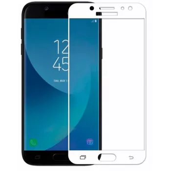 iLike Samsung Galaxy J3 (2017) J330 5D Curved Edge tvrdené sklo ochranná fólia na displej biela