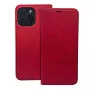 iLike Samsung Galaxy S25 Edge Smart Suede knižné puzdro červené