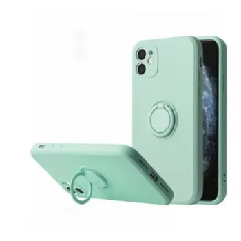 iLike Silicone Ring zadné puzdro pre Xiaomi Redmi 9C / Redmi 10A - mint