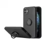 iLike Silicone Ring puzdro pre Xiaomi Redmi 9C / 10A čierne