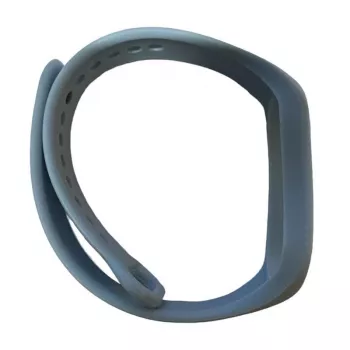 iLike silikónový remienok pre Xiaomi Mi Band 5 / 6 / 7 (18x250mm) svetlomodrý
