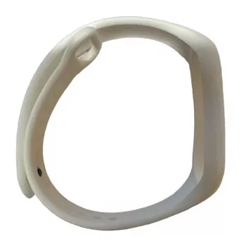 iLike silikónový remienok pre Xiaomi Mi Band 5 / 6 / 7 (18x250mm) biely