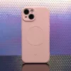 iLike Simple Color Mag puzdro pre Samsung Galaxy A57 5G ružové