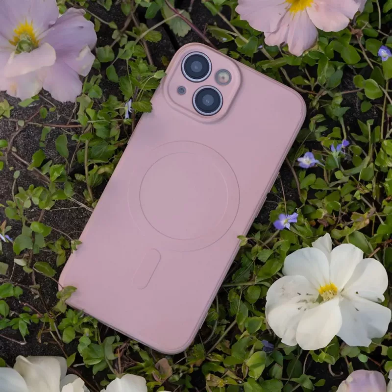 iLike Simple Color Mag puzdro pre Samsung Galaxy A57 5G ružové