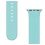 iLike Strap APS silikónový remienok pre Watch Ultra / 8 / 7 / 6 / 5 / 4 / 3 / 2 / SE (45 / 44 / 42 mm) remienok na hodinky svetlomodrý