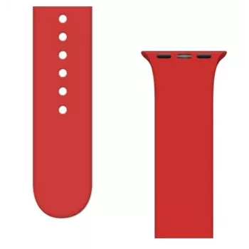 iLike Strap APS silikónový remienok pre Apple Watch 8/7/6/5/4/3/2/SE (41/40/38mm) červený