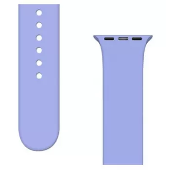 iLike Strap APS silikónový remienok pre Apple Watch Ultra / 8/7/6/5/4/3/2 / SE (45/44/42 mm) - fialový