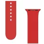 iLike Strap APS silikónový remienok pre Apple Watch Ultra / Series 8/7/6/5/4/3/2 / SE (45/44/42mm) - červený