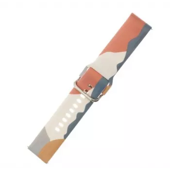 iLike Strap Moro remienok pre Samsung Galaxy Watch 46mm silikónový remienok na hodinky vzor