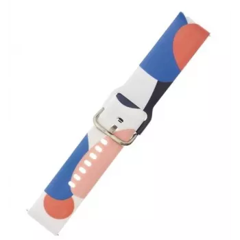iLike Strap Moro náramok pre Samsung Galaxy Watch 46mm silikónový remienok na hodinky so vzorom