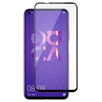 iLike ochranná fólia displeja pre Huawei Nova 5T, 2.5D čierny rám, Full Glue