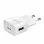 iLike cestovná nabíjačka ITC01 biela - 5W USB-A nástenná nabíjačka s EU konektorom