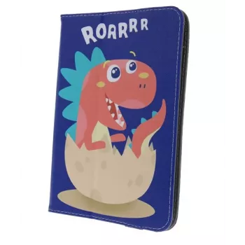 iLike Universal Folio Case Dino Roar pre tablety 9-10 palcov | viacfarebný dinosauří vzor