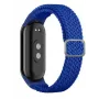 iLike Universal Mi Band 8 náramok pletený textilný remienok modrý